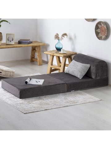 Evila Schlafsessel "Magic" in Anthrazit - (B)65 x (H)57 x (T)78 cm