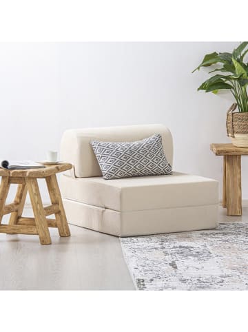 Evila Schlafsessel "Magic" in Beige - (B)65 x (H)57 x (T)78 cm