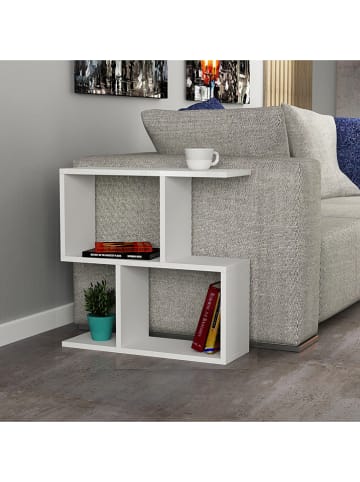 Evila Stolik "Mania" w kolorze białym - 60 x 60 x 20 cm