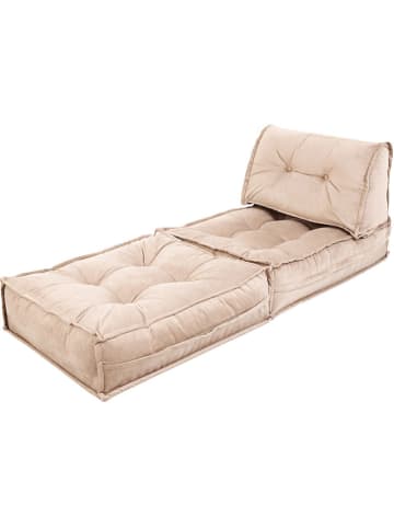 Evila Slaapbank "Mocca" beige - (B)65 x (H)78 x (D)78 cm