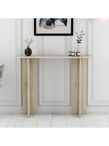 Evila Toaletka "Modena" w kolorze beżowym - 105 x 85 x 30 cm