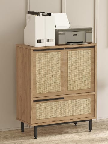 Evila Ladekast lichtbruin - (B)74,8 x (H)90,4 x (D)35,5 cm