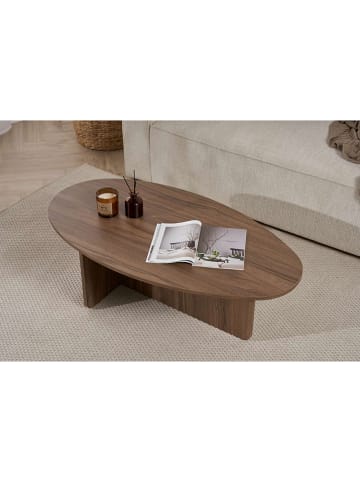 Evila Couchtisch in Braun - (B)120 cm - (H)40 cm - (T)65 cm