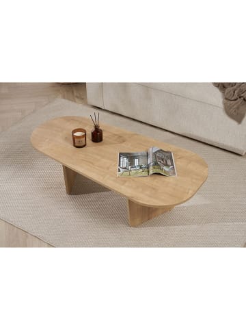 Evila Salontafel lichtbruin - (B)130 cm - (H)40 cm - (D)65 cm