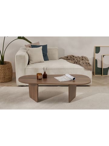 Evila Couchtisch in Braun - (B)130 cm - (H)40 cm - (T)65 cm