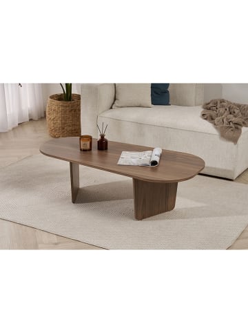 Evila Couchtisch in Braun - (B)130 cm - (H)40 cm - (T)65 cm