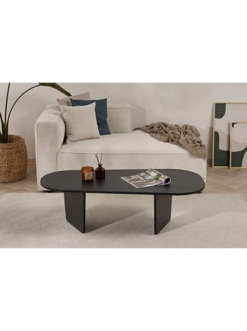 Evila Couchtisch in Schwarz - (B)130 cm - (H)40 cm - (T)65 cm