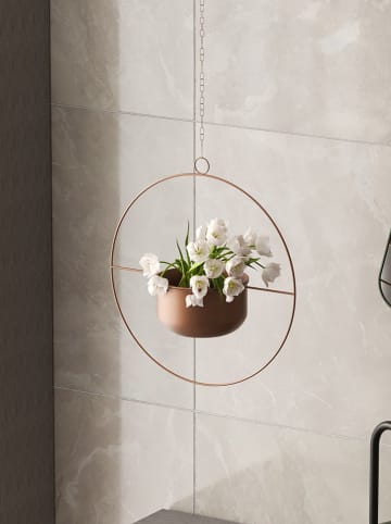 Evila Blumentopf "Payanda" in Hellbraun - (H)40 x Ø 17 cm