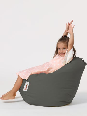 Evila Kinder-Sitzsack in Grau - (B)60 x (H)25 x (T)60 cm