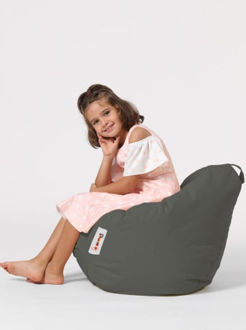 Evila Kinder-Sitzsack in Grau - (B)60 x (H)25 x (T)60 cm