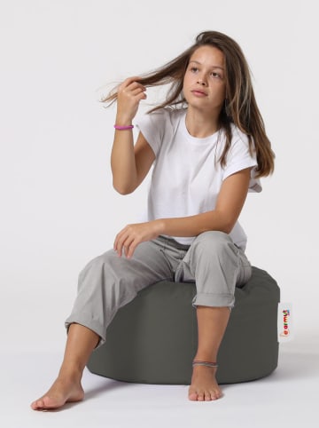 Evila Pouf in Grau - (H)30 cm