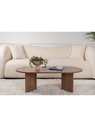 Evila Couchtisch ''Sable'' in Braun - (B)119 x (H)39,8 x (T)60 cm