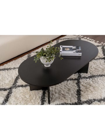 Evila Couchtisch ''Sable'' in Schwarz - (B)119 x (H)39,8 x (T)60 cm