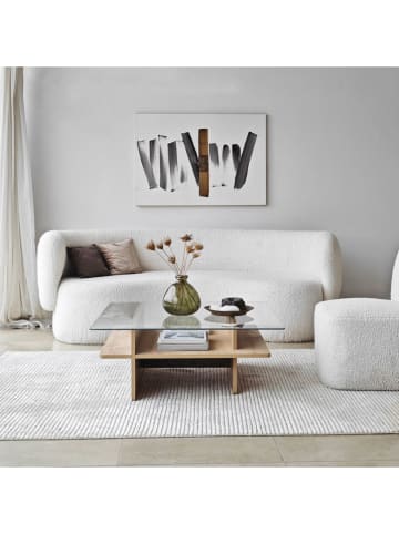 Evila Couchtisch ''Saga Square'' in Hellbraun - (B)90 x (H)35 x (T)12 cm