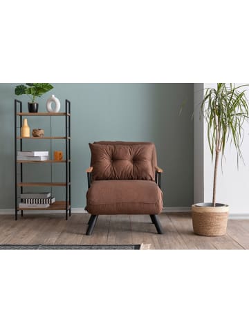 Evila Slaapbank "Sandro" bruin - (B)78 x (H)69 x (D)50 cm