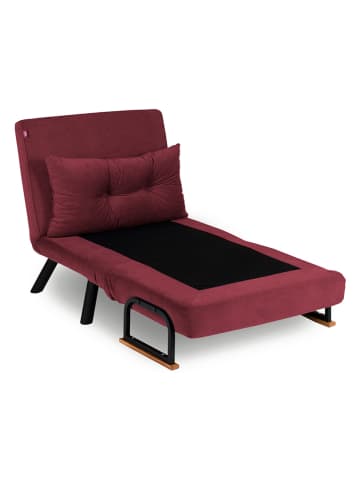 Evila Schlafsessel "Sando" in Rotbraun - (B)60 x (H)78 x (T)78 cm