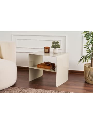 Evila Bijzettafel taupe - (B)56 x (H)52 x (D)45 cm