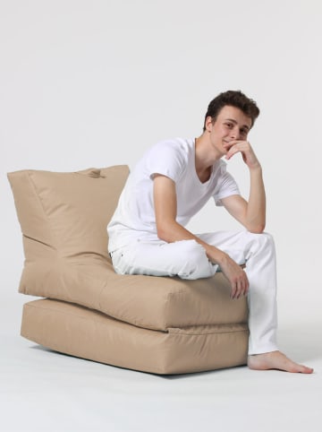 Evila Sitzsack "Siesta" in Beige - (B)55 cm