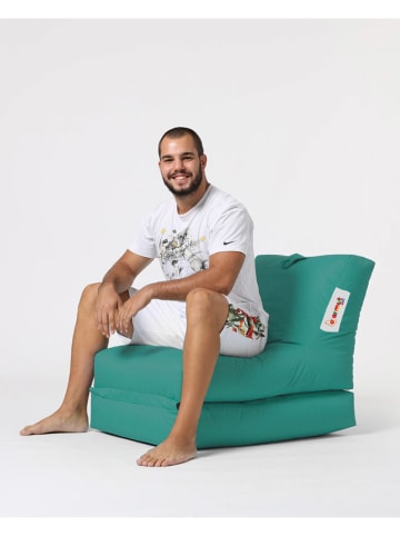 Evila Sitzsack "Siesta" in Türkis - (B)55 cm