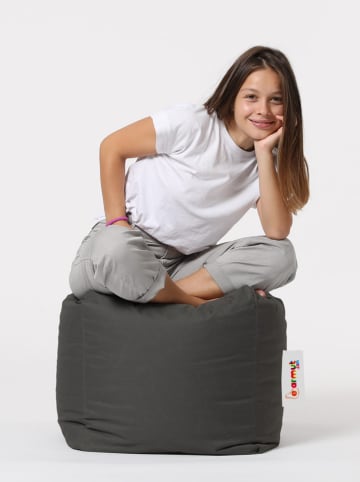 Evila Pouf in Grau - (H)45 cm