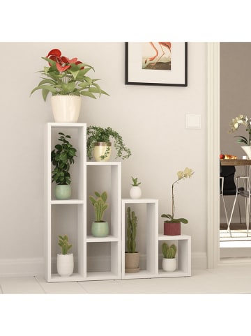 Evila 2-delige set: staande kasten "Sule" wit