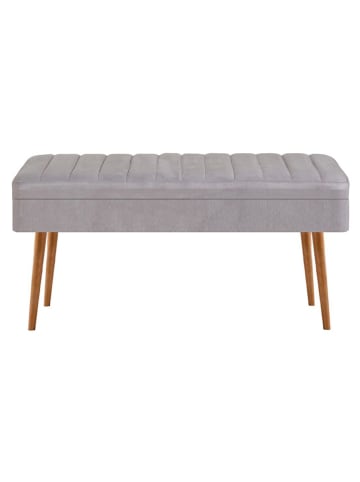 Evila Bank met opbergruimte "Vina" paars - (B)105 x (H)49 x (D)40 cm