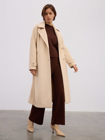 BGN Płaszcz przejściowy w kolorze beżowym