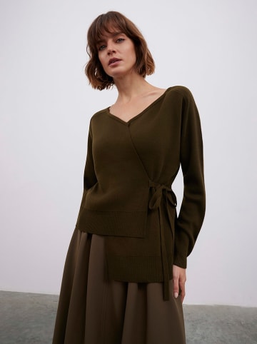 BGN Kardigan w kolorze khaki