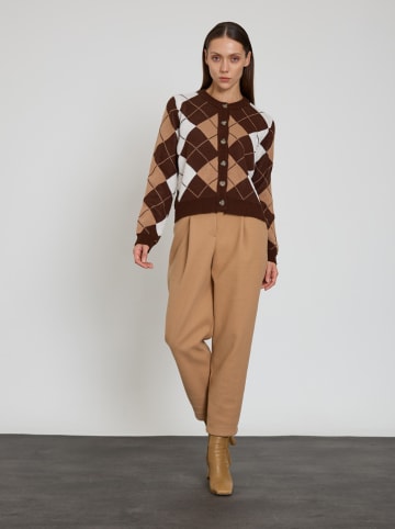 BGN Vest bruin/beige