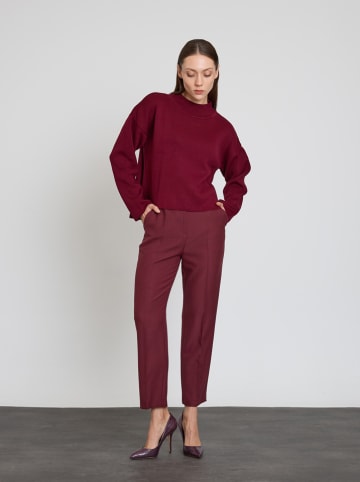 BGN Sweter w kolorze bordowym