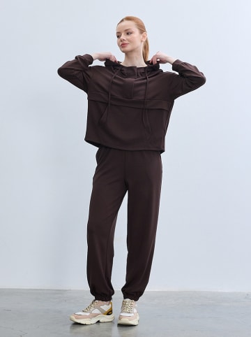 BGN Bluza w kolorze brązowym