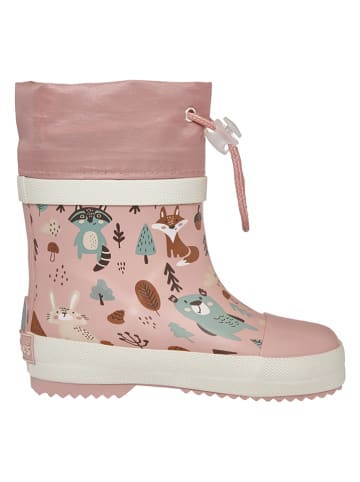 Playshoes Gummistiefel in Rosa/ Bunt