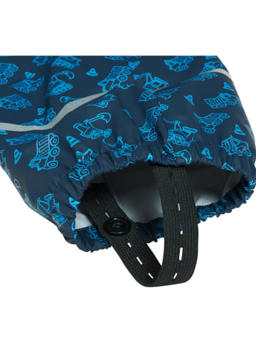 Playshoes Regenoverall in Dunkelblau/ Türkis