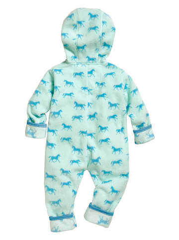 Playshoes Fleece-Overall in Türkis