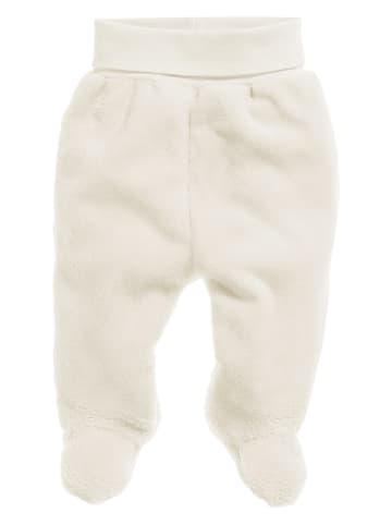 Playshoes Fleece-Strampelhose in Weiß