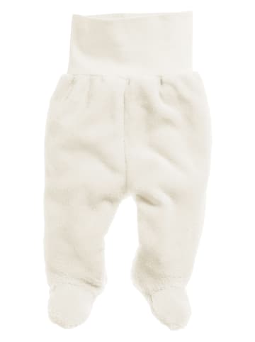 Playshoes Fleece-Strampelhose in Weiß