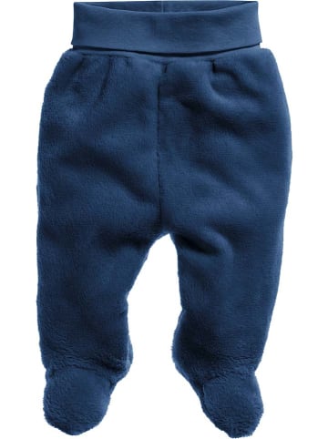 Playshoes Fleece-Strampelhose in Dunkelblau