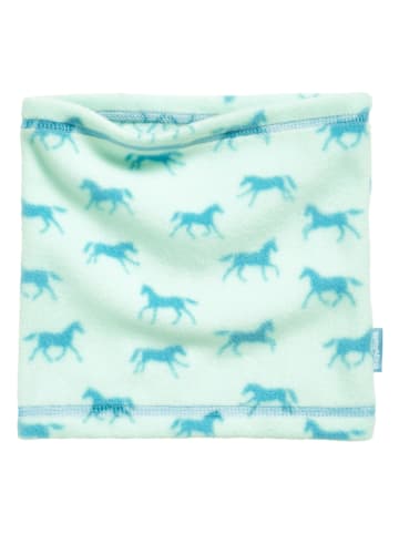 Playshoes Fleece-Loopschal in Türkis - (L)23 x (B)23 cm