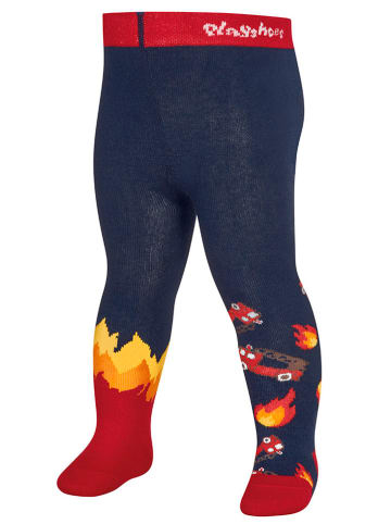 Playshoes 2er-Set: Strumpfhosen in Rot/ Dunkelblau