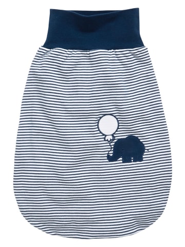 Playshoes Strampelsack "Elefant" in Dunkelblau