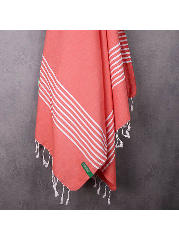 Benetton Fouta rood - (L)165 x (B)80 cm