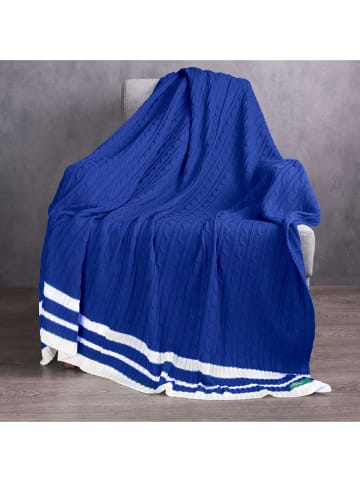 Benetton Plaid blauw - (L)190 x (B)140 cm