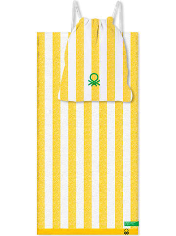 Benetton Strandlaken geel - (L)160 x (B)90 cm
