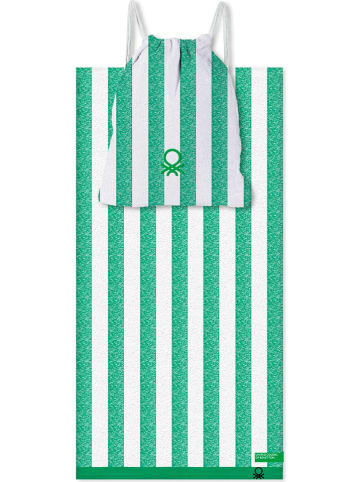 Benetton Strandlaken groen - (L)160 x (B)90 cm
