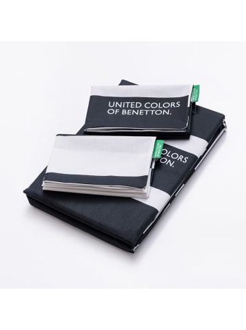 Benetton 3-częściowy komplet pościeli w kolorze czarno-białym