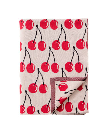 Benetton Woondeken rood/crème - (L)190 x (B)140 cm