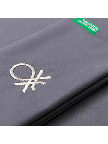 Benetton 2-delige beddengoedset grijs