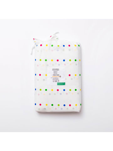 Benetton 3-delige beddengoedset wit/meerkleurig
