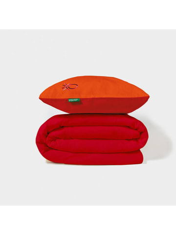 Benetton 3-delige beddengoedset rood