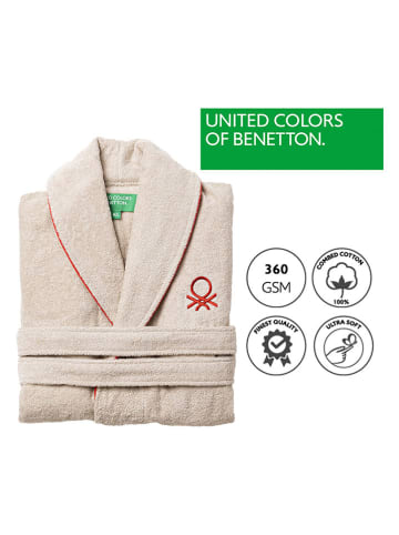Benetton Szlafrok w kolorze beżowym